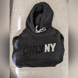 Only NY limited edition charcoal hoodie (fits like a S)